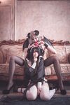極品姐妹花Raku Haruka高清私拍▌林檎▌魅魔與修女 閨蜜懷中盡享嫩穴抽插快感 羞恥高潮
