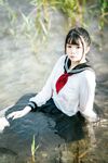 [新姬上線][會員][圖包][CosPlay]蘿莉嫩妹@超級美穴@落落Raku之閃光少女~Shining Days~ 戶外露出的學妹 密穴粉嫩 香甜可口 硬得哥哥停不下來