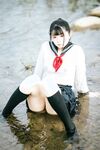 [新姬上線][會員][圖包][CosPlay]蘿莉嫩妹@超級美穴@落落Raku之閃光少女~Shining Days~ 戶外露出的學妹 密穴粉嫩 香甜可口 硬得哥哥停不下來