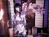 萌新推特00後露臉美少女▌白莉愛吃巧克力▌超色情Cos雷電將軍 露出粉乳嫩穴盡情展示誘人嬌軀