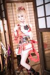 萌新推特00後露臉美少女▌白莉愛吃巧克力▌超美畫風Cos原神宵宮 可愛小蘿莉 三點全露又粉又嫩