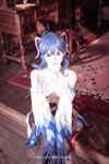 萌新推特00後露臉美少女▌白莉愛吃巧克力▌超色情Cos甘雨粉嫩凸激乳粒 嬌艷欲體粉嫩白虎色氣滿滿