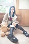 超清純推特露臉美少女私拍▌勞小白▌性感曲線翹嫩蜜乳 清新脫俗鄰家女氣息 彷彿初戀般的感覺小熊