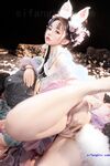 極品Cos爆機少女【喵小吉】九月新作《荷花池》古裝嬌俏美女 超干凈美鮑 高清