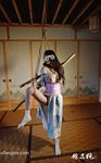 新束縛藝術色影唯美私拍 把極品女神捆綁成粽子 請君品嘗 極品身材 各種捆綁 高清