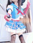 極品嬌嫩小萌妹『LepALu』極品粉嫩萌妹 藍色水手服 強制後入懟操 太嫩了 藍色水手服