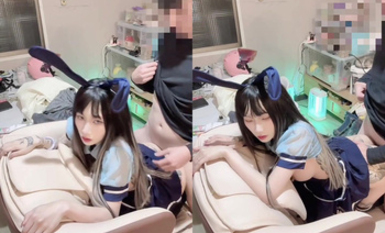 符文戰士阿璃Ahri被按在椅子上後入翹臀 纖纖美腿玲瓏身段勁爆完美身材，軟糯滾燙蜜道操到腿軟 (1)
